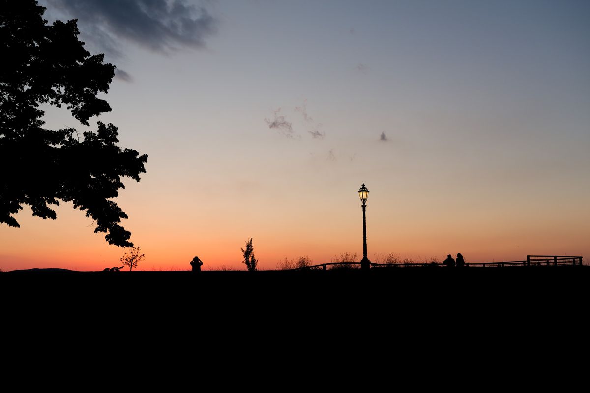 Sunset's shapes